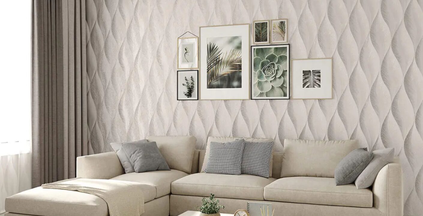 Cataloghi carta da parati con collezioni decorative per rifiniture di interni