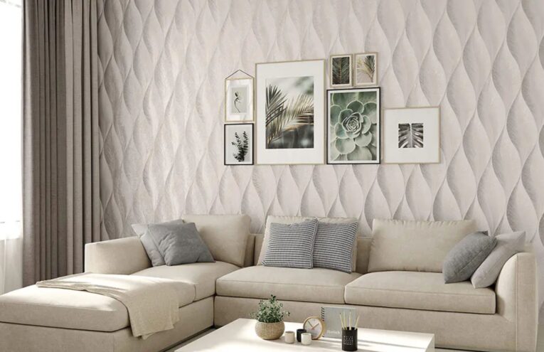 Cataloghi carta da parati con collezioni decorative per rifiniture di interni